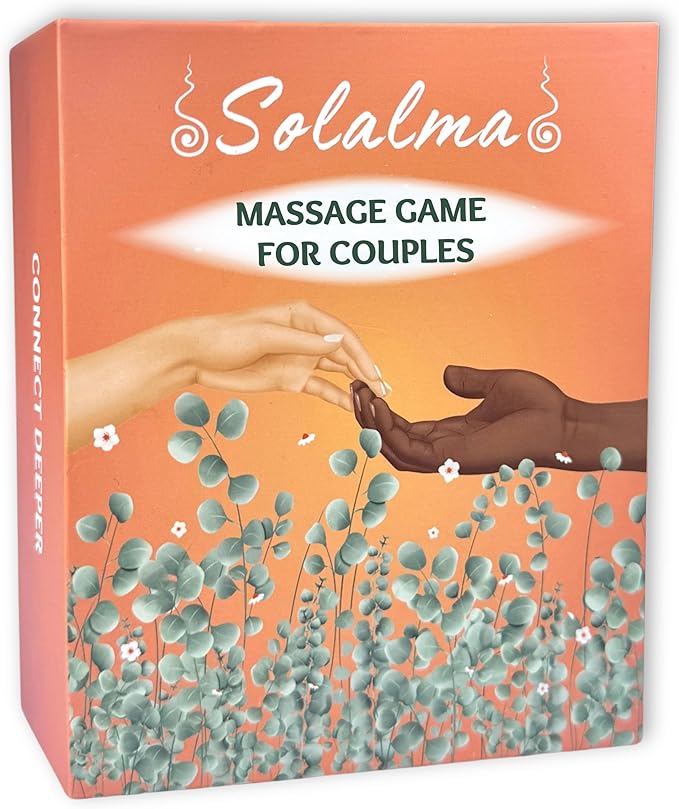 Solalma Massage Game for Couples with Fun Surprise Cards | Intimacy Card Game for Mindful Date Night Ideas to Reconnect wi...