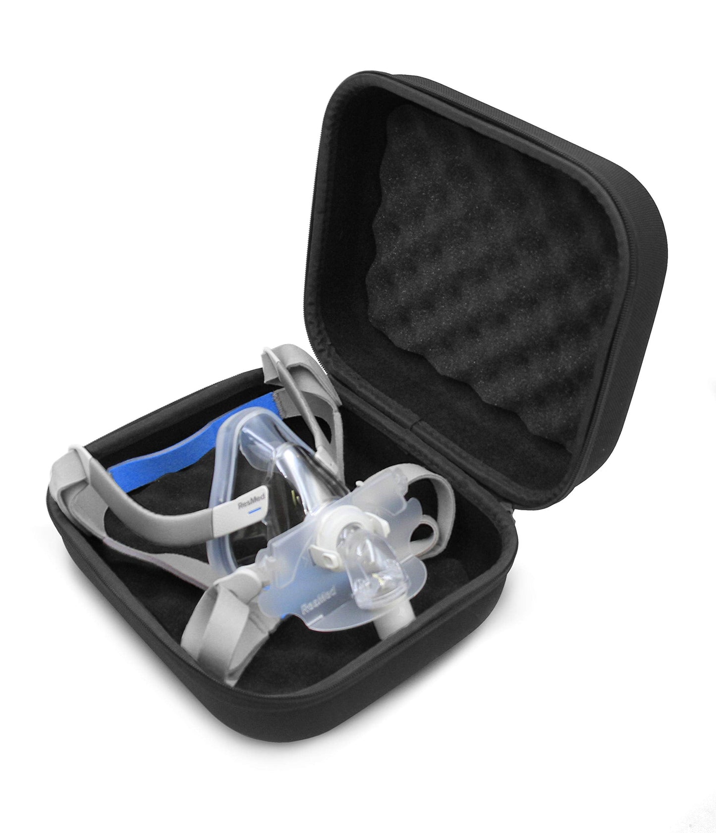 CASEMATIX CPAP Face Mask Storage Case Compatible with ResMed Airtouch F20, Airfit Full Face and More Sleep Apnea Accessories, Blocks Dirt and Dust - CASE ONLY