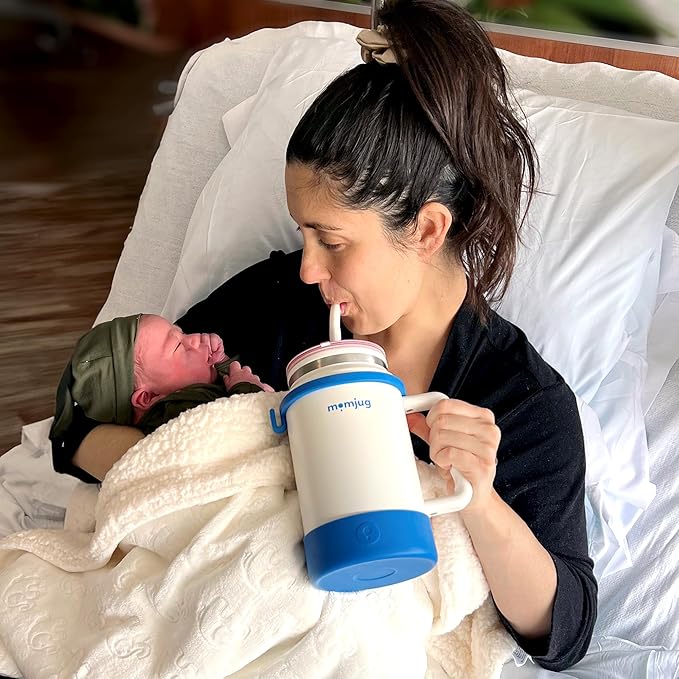 breastfeeding water bottle, 50oz (Blue, w/o Breast Indicator Dial)