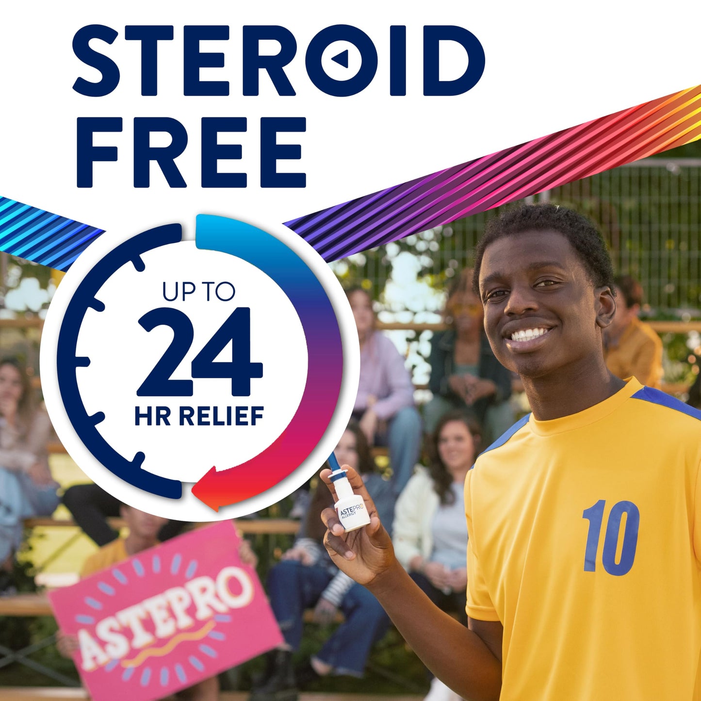 Astepro Nasal Spray and Tissue Bundle, 24-Hour Allergy Relief, Steroid-Free Azelastine HCI, Nasal Congestion, Runny & Itchy Nose, 200 Metered Sprays (Packaging May Vary)