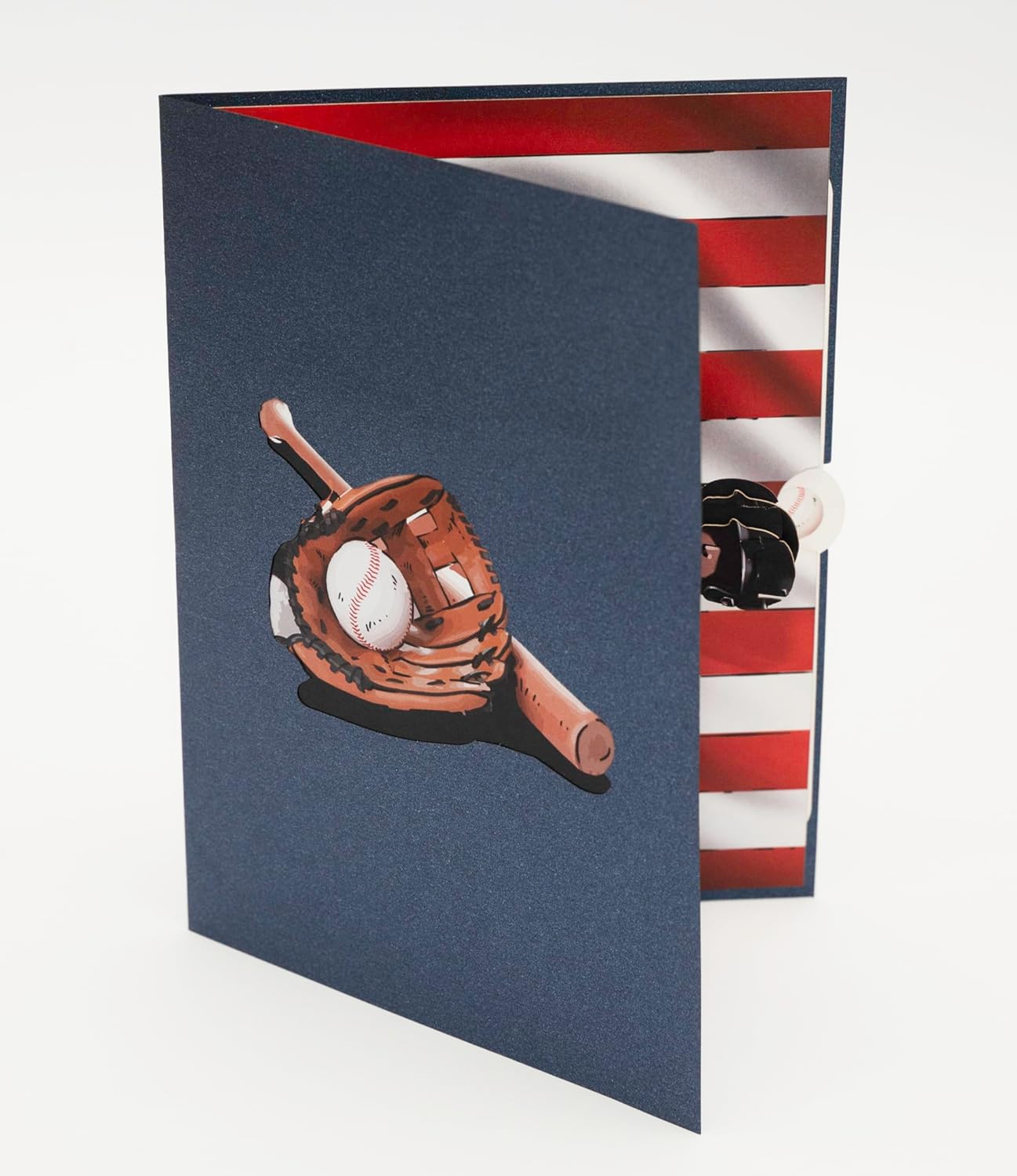 3D Popup Card of Baseball Player, Paper Art & Handicraft, Greeting Card, Birthday, Anniversary, Christmas, Father Day Card, Handmade Gift For Him, Men, Dad, Son, Boyfriend, Husband