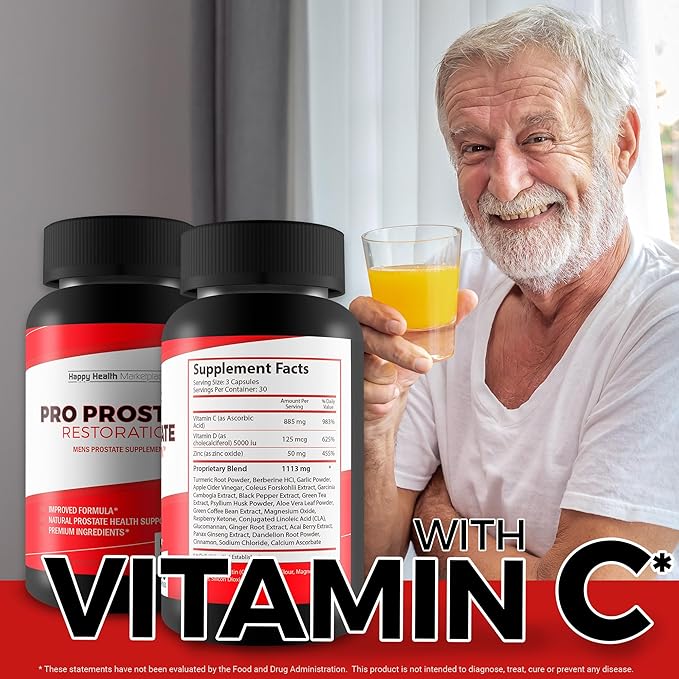 Pro Prostate Restoration - Our Best Natural Prostate Support Supplement for Men’s Health - Prostate Health Support - Our Best Prostate Supplements for Men Prostate Supplement for Men - Prostate Pills