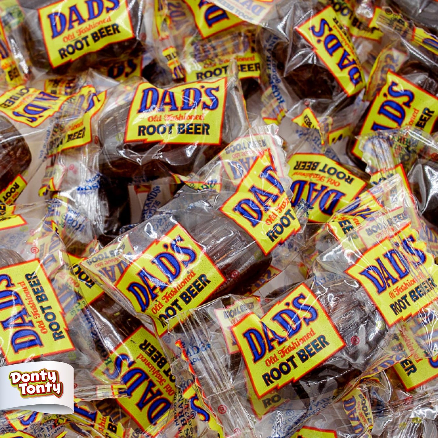 DADS ROOT malt-inspired BARRELS Hard Candy 5 lb - Bulk Bag  Old Fashioned  Original Flavor  Individually Wrapped