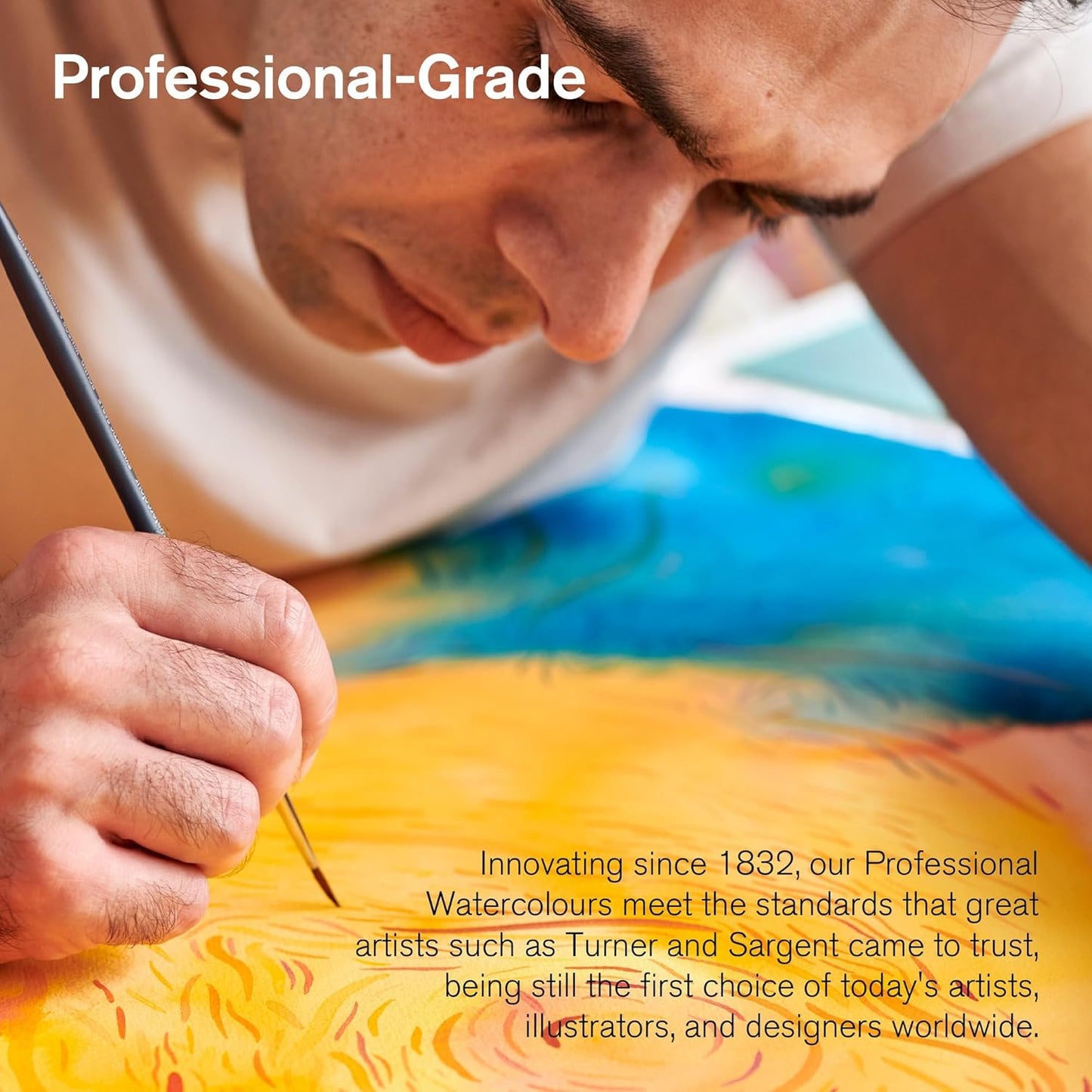 Winsor & Newton Professional Watercolor, 5ml (0.17-oz) Tube, Naples Yellow Deep