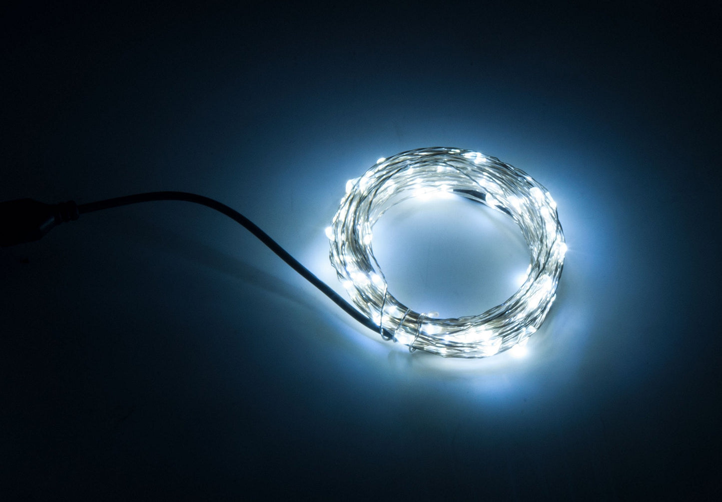 Karlling Usb Led Fairy Lights - 50 Bulbs, 16 Ft Silver Wire, Waterproof, White - 2 Pack For Bedroom, Patio, Garden, Party, Wedding