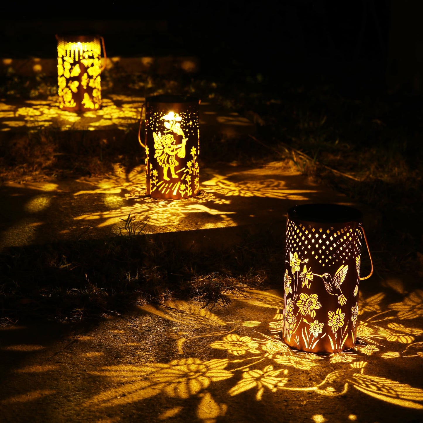 2Pack Hummingbird Solar Light  Birthday Gift For Women  Men  MotherS Day  Thanksgiving  Christmas  New Year Gift. Outdoor Waterproof Lights Hanging Patio Garden Decoration  Outdoor Backyard
