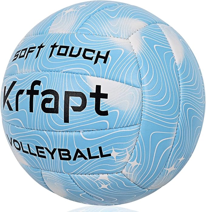 Volleyball - Beach Volleyball Official Game Ball Size 5 for Youth & Adults (Ages 8-12) - Soft Touch Waterproof for Indoor...