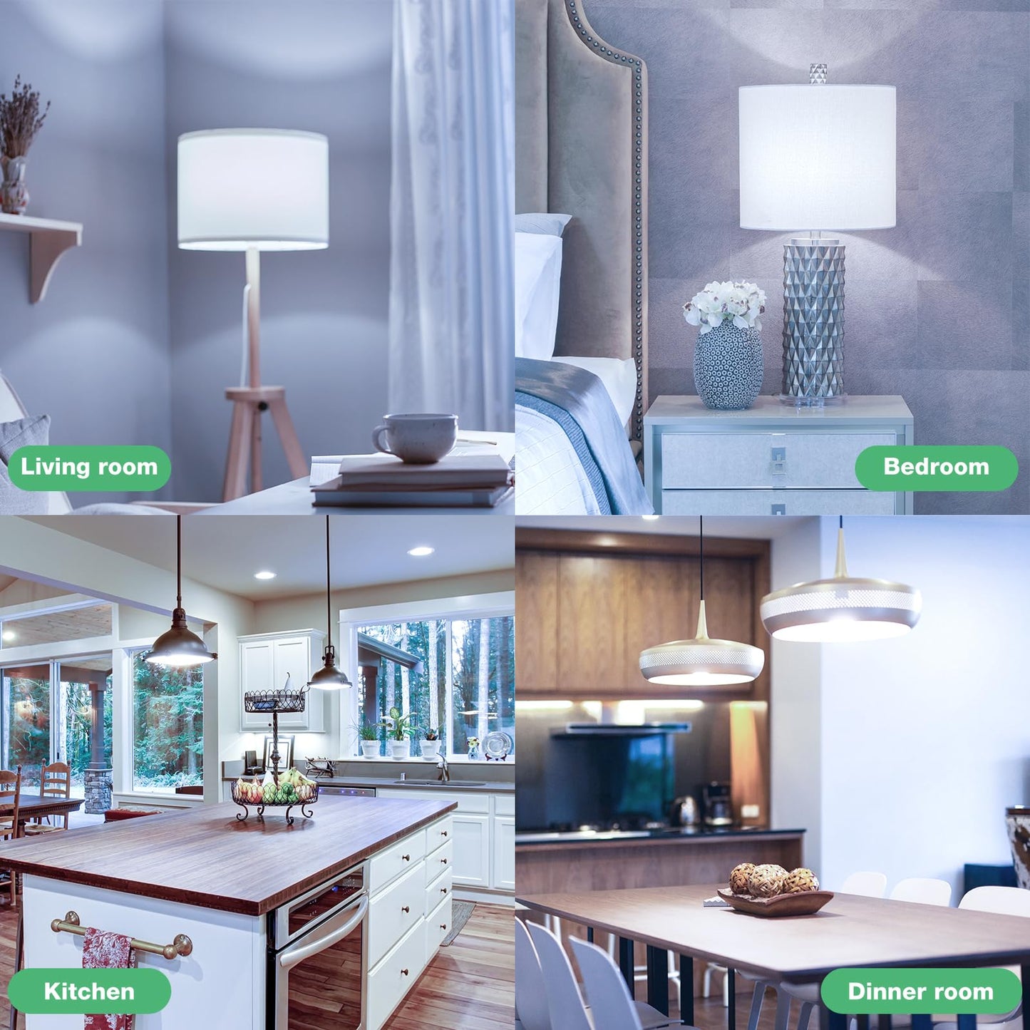 Degnju 48 Pack Led Light Bulbs 100 Watt Equivalent  A19 5000K Daylight  1500 Lumens  E26 Base  Non-Dimmable  13 Watt Energy Efficient Led Bulbs For Home Lighting
