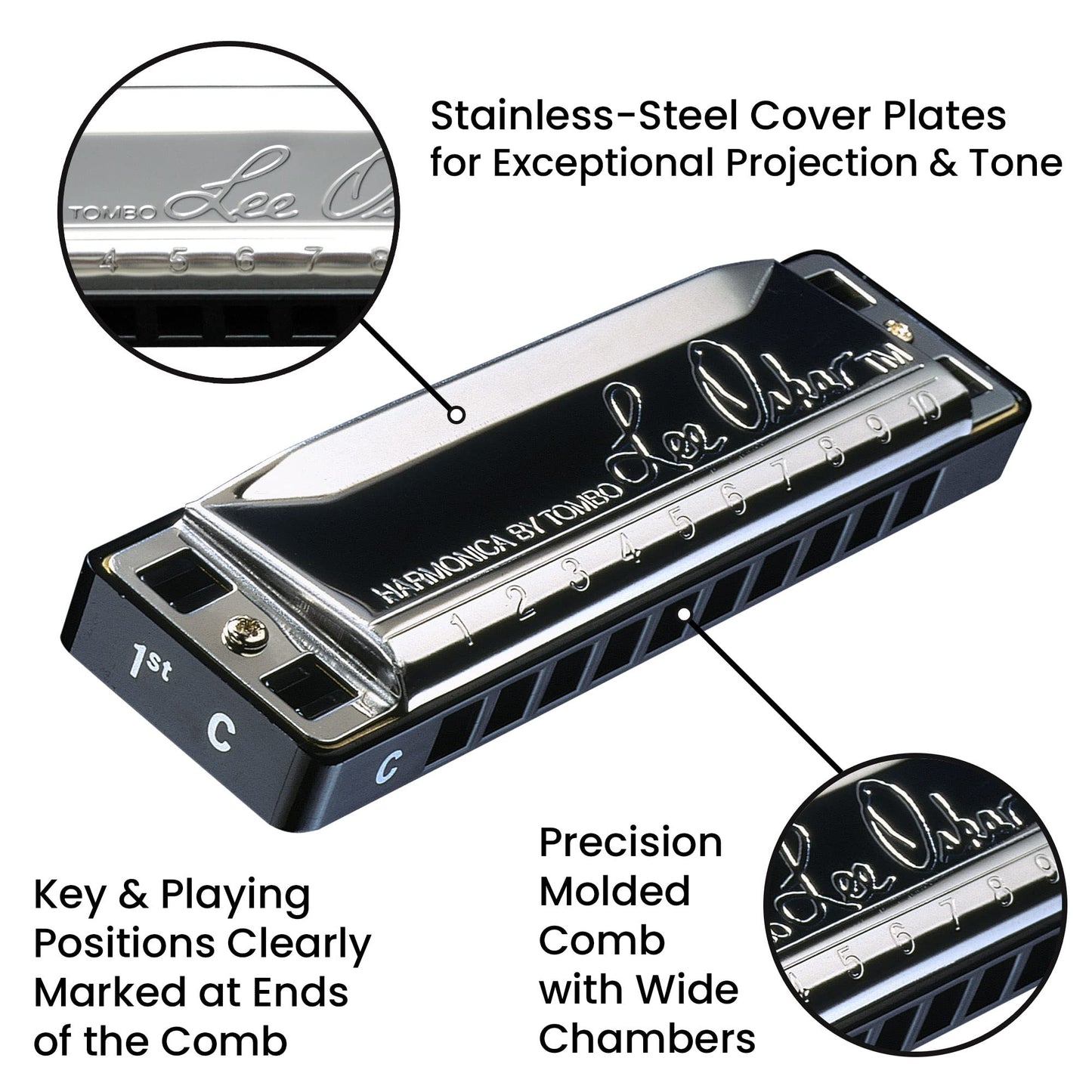 Lee Oskar Harmonica, Key Of G, Major Diatonic