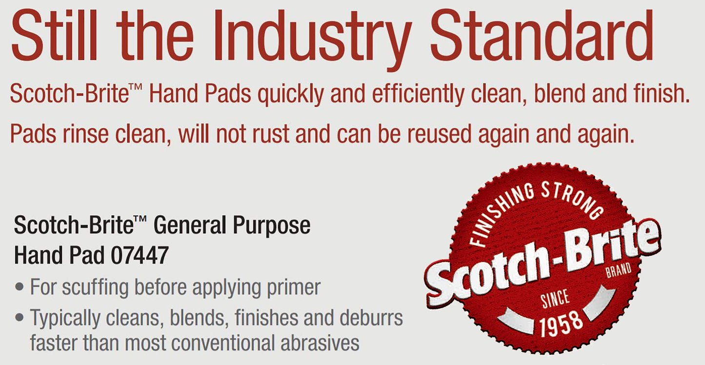 Cubitron Scotch-Brite Primer Prep Scuff 07747, 4-3/4 in x 15 ft