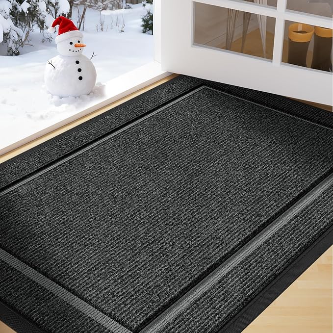 Front Door Mat Outside Entrance Indoor Doormat, 31" x 20" Outdoor Mats for Patio Waterproof, Outdoor Door Mats for Outside...