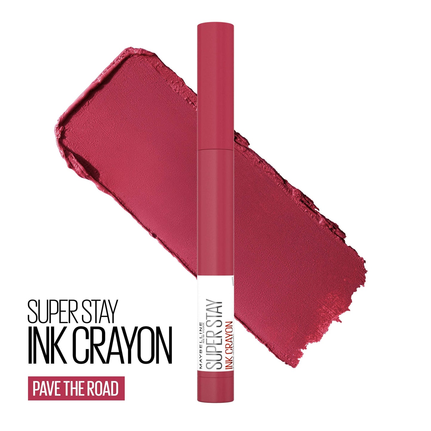 Maybelline New York Maybelline Super Stay Ink Crayon Matte Longwear Lipstick Makeup, Pave The Road, 0.04 Ounce ., 130 Pave The R