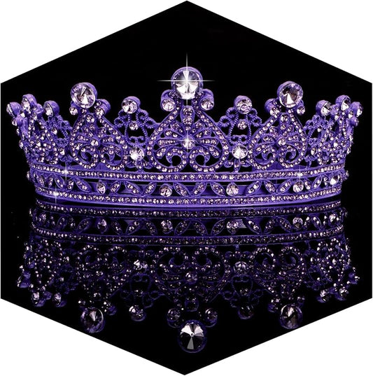 TOBATOBA Tiaras and Crowns for Women Crystal Wedding Tiara for Bride, Royal Queen Crown Princess Tiara Quinceanera Crown C...