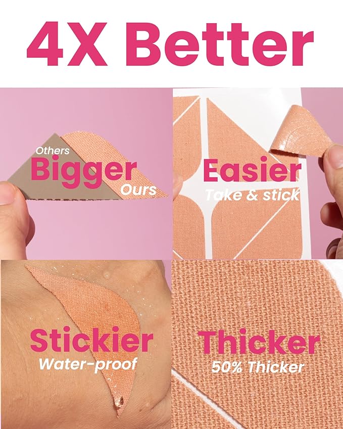 Akissos Facial Wrinkle Patches 80PCS Update Version Multi Area Anti Wrinkles Forehead Wrinkle Patches, Face Lift Tape for Wrinkles Overnight to Smooth Forehead Eyebrow Frown 11 Eye Smile Lines Lip