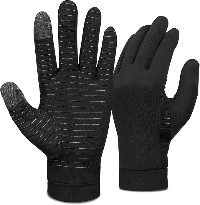 JADE KIT Copper Arthritis Gloves - Full Hand Compression Gloves for Hands and Fingers Rehabilitation