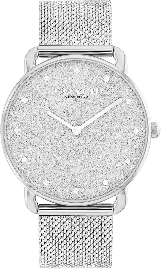 COACH Elliot Women's - 2H Quartz Watch - Shimmer Mesh Bracelet and Dial - Modern for Everyday Wear - Gift for Her - 36mm