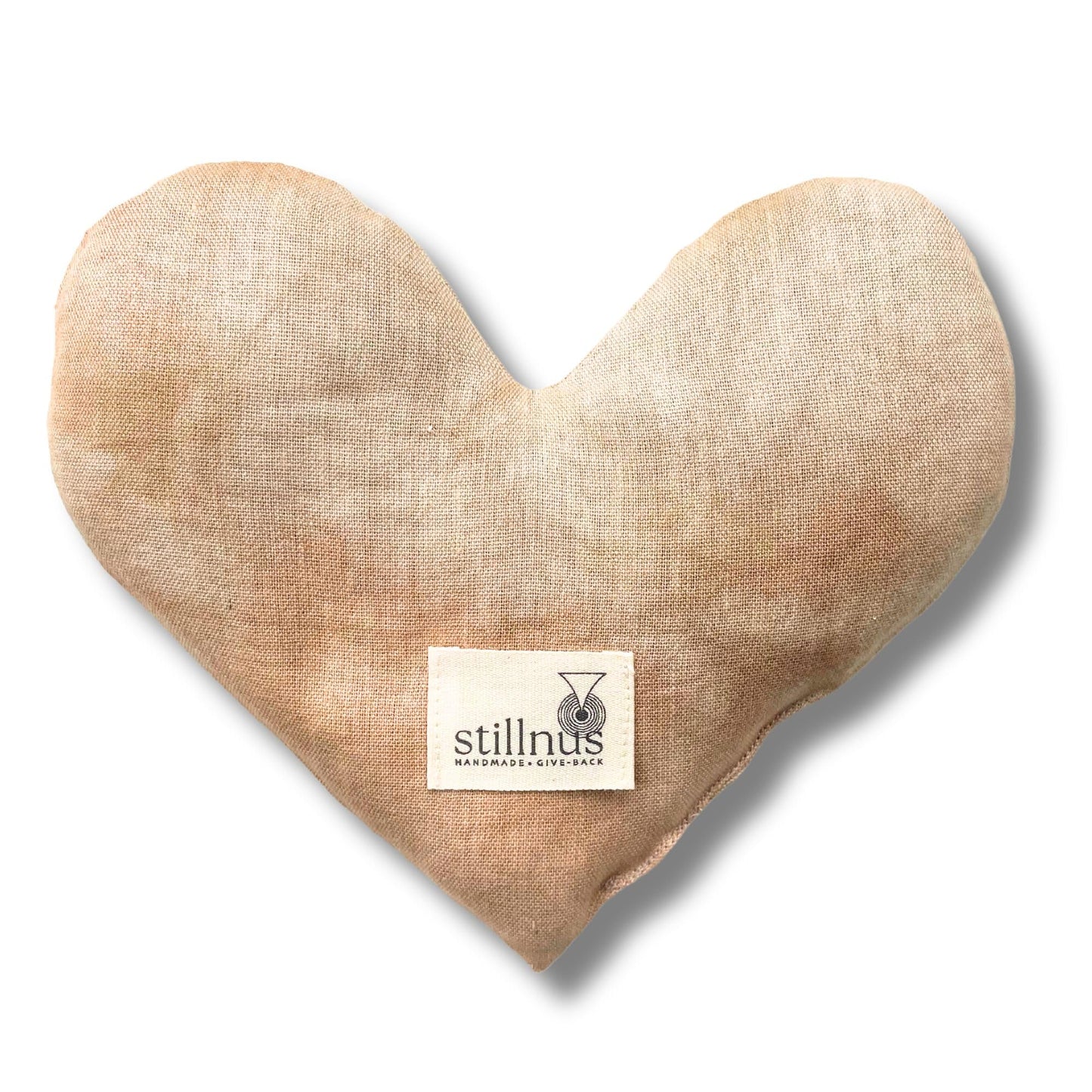 Stillnus Handcrafted Weighted Heart Eye Pillow - Bamboo Cotton with Organic Lavender & Flaxseed - Hot & Cold Relaxation, Ready-to-Gift Self-Care & Meditation Accessory