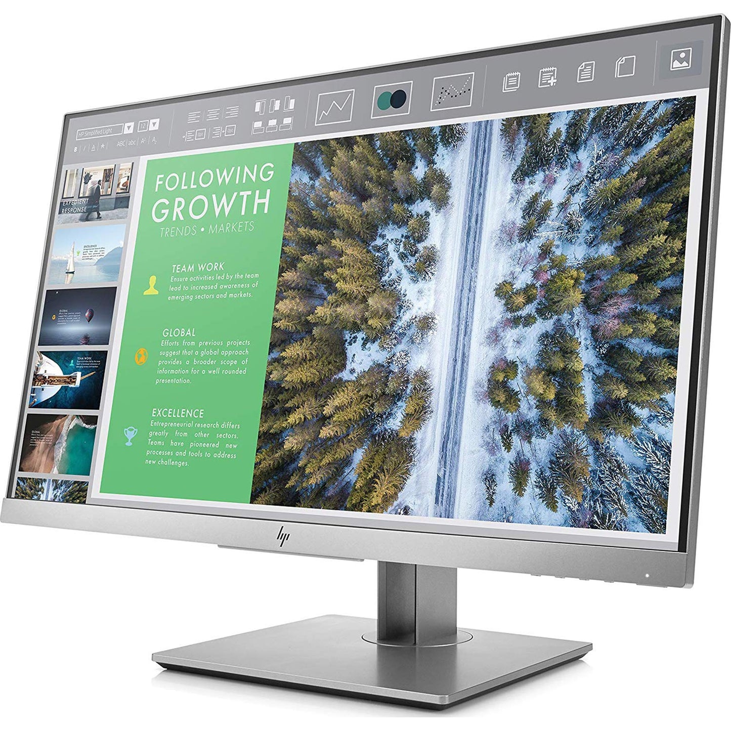 Hp Elitedisplay E243 23.8-Inch Screen Led-Lit Monitor Silver (1Fh47Aa#Aba)