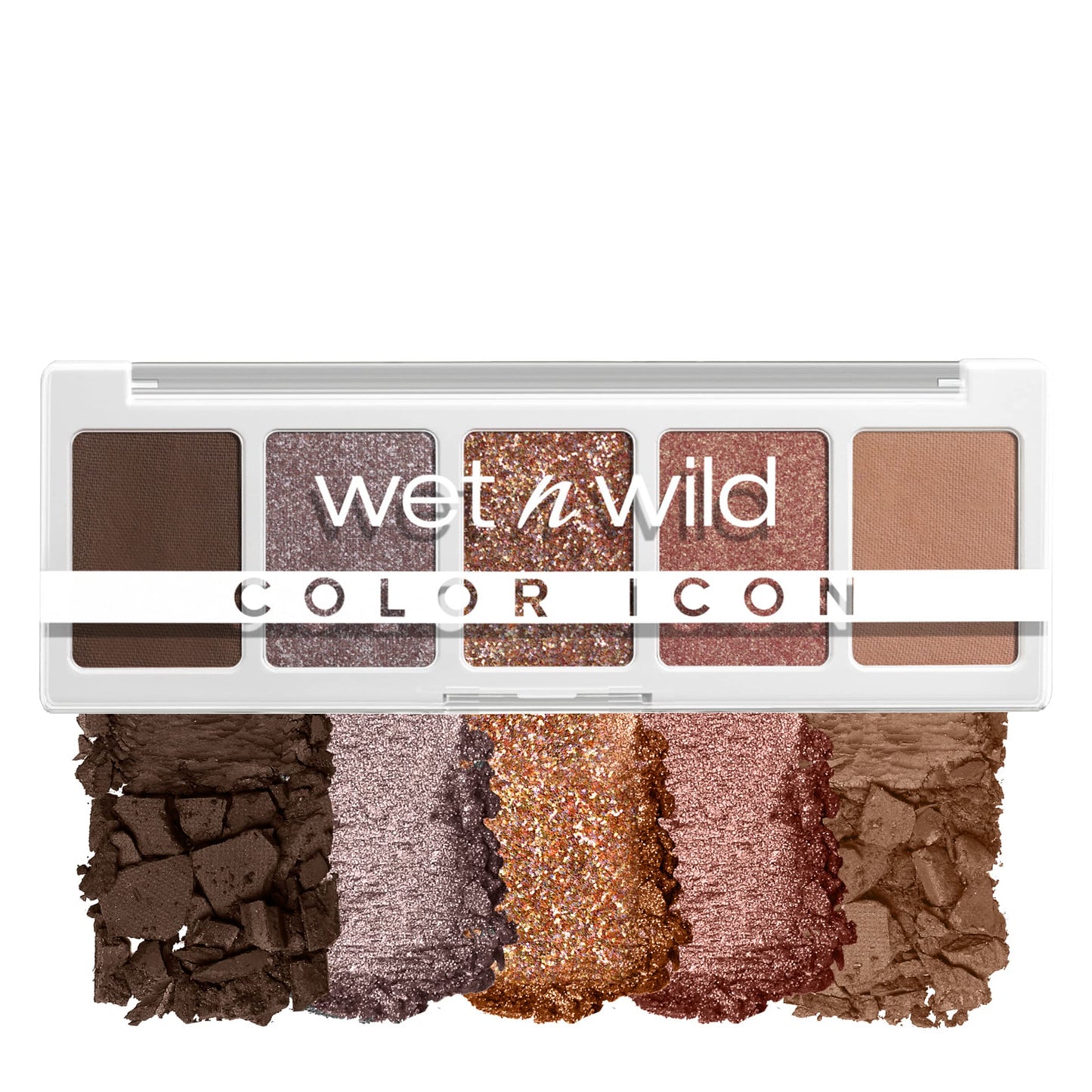wet n wild Color Icon Eyeshadow Makeup 5 Pan Palette, Matte, Shimmer, Metallic, Long Wearing, Rich Buttery Pigment, Cruelty Free