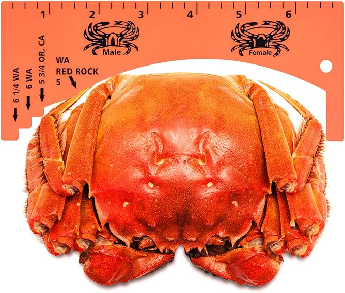 Lakei Crab Gauge, Measure for Dungeness, Blue Crab, Rock Crab, Lobste