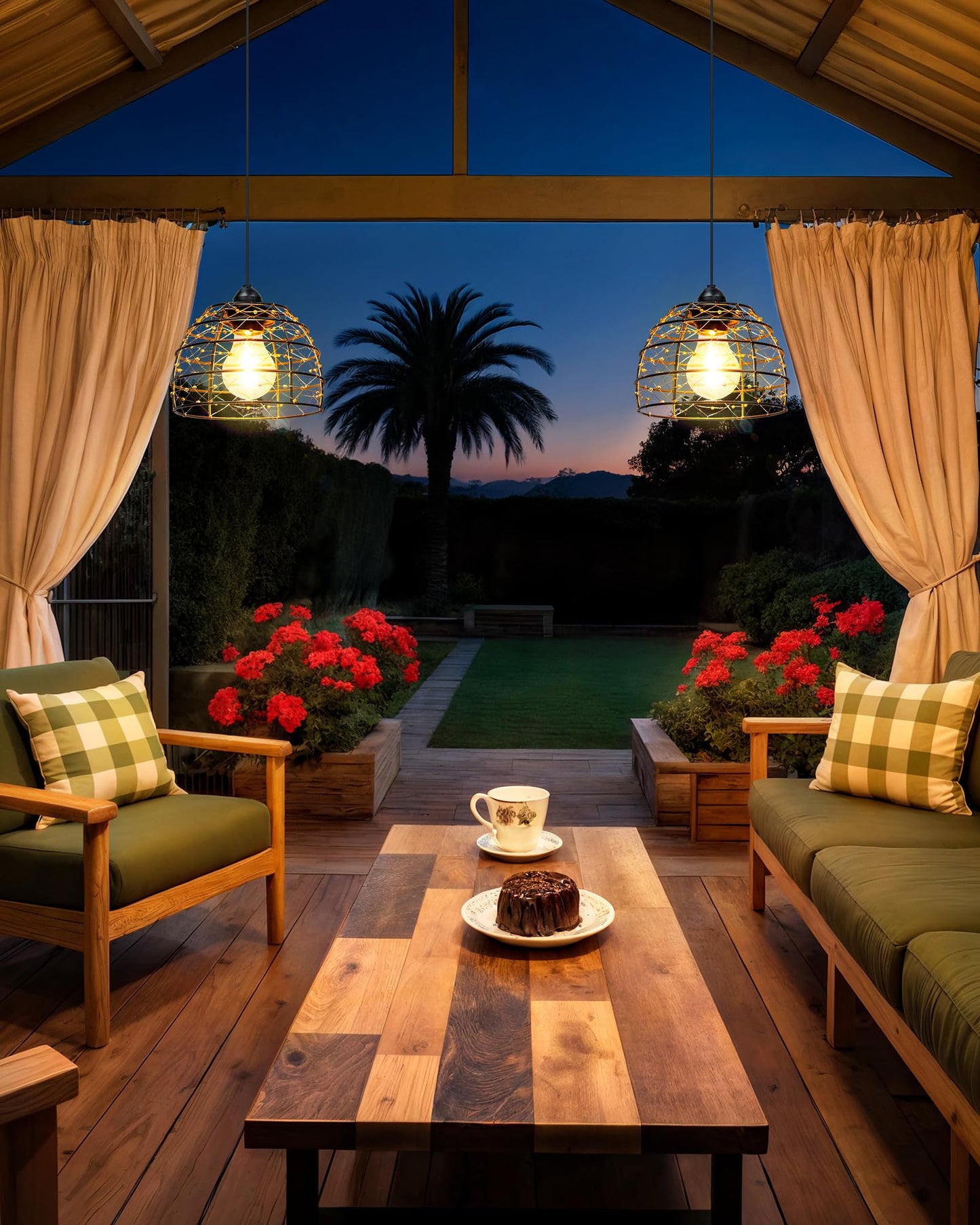 Solar Pendant Light Indoor Outdoor  4/6/8 H Timer  Dimmable Bohemian Hanging Solar Shed Gazebo Chandelier Lights Outdoor Waterproof For Patio  Porch  Gazebo  Pergola  Kitchen Decor Lighting