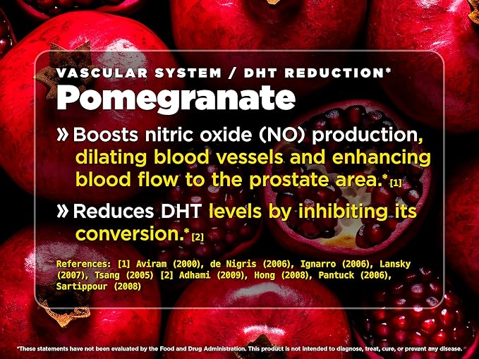 Biotest P-Well Prostate Urinary Tract Support with Pomegranate, Cranberry, Lycopene – 90 Capsules