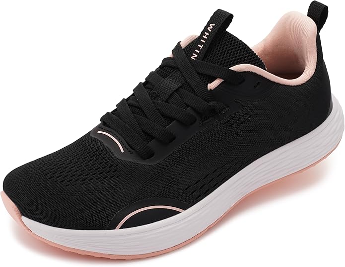 WHITIN Women’s Width Zero Drop Running Shoes + Wide Toe Box Tennis Sneaker