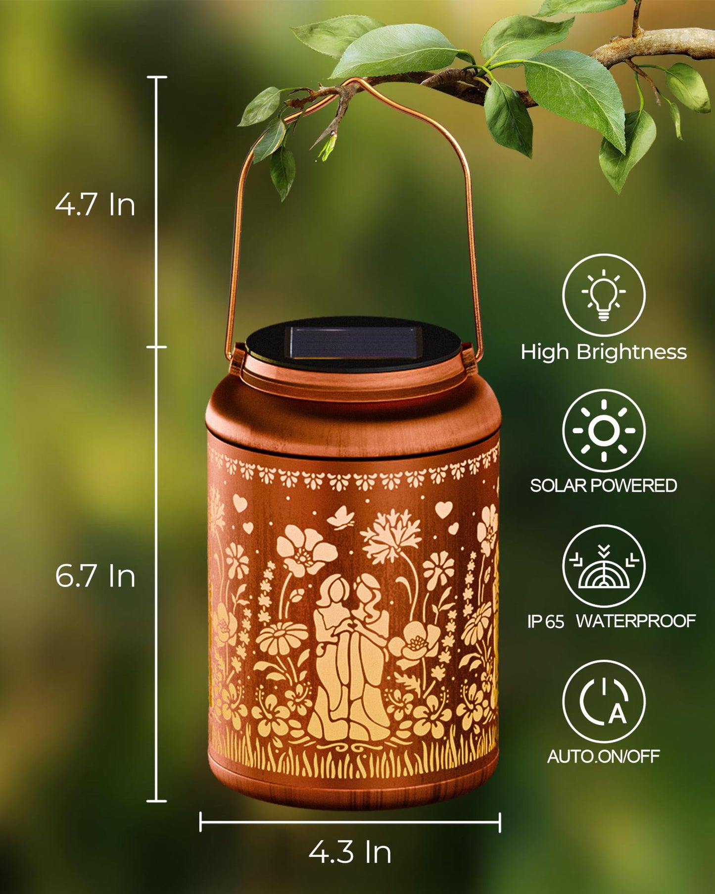 Christmas Stocking Stuffers For Women Solar Lanterns Outdoor Waterproof Sister Gifts From Sister Sister Birthday Gifts  Best Friend Gifts For Women Friendship Bestie (Sister  1)