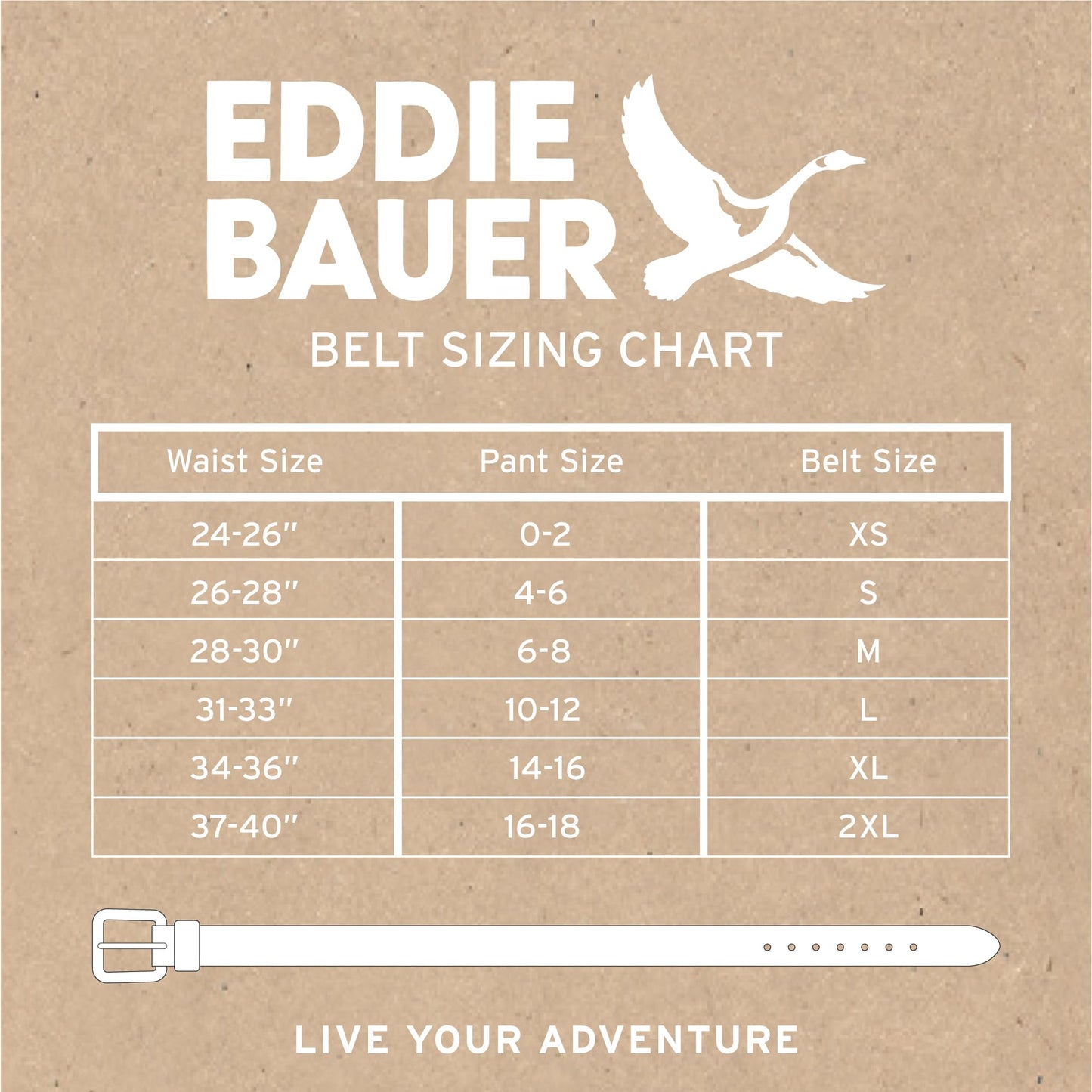 Eddie Bauer Women's Casual Leather Belts with Durable Metal Buckle, Center Bar Woven - Tan, Small