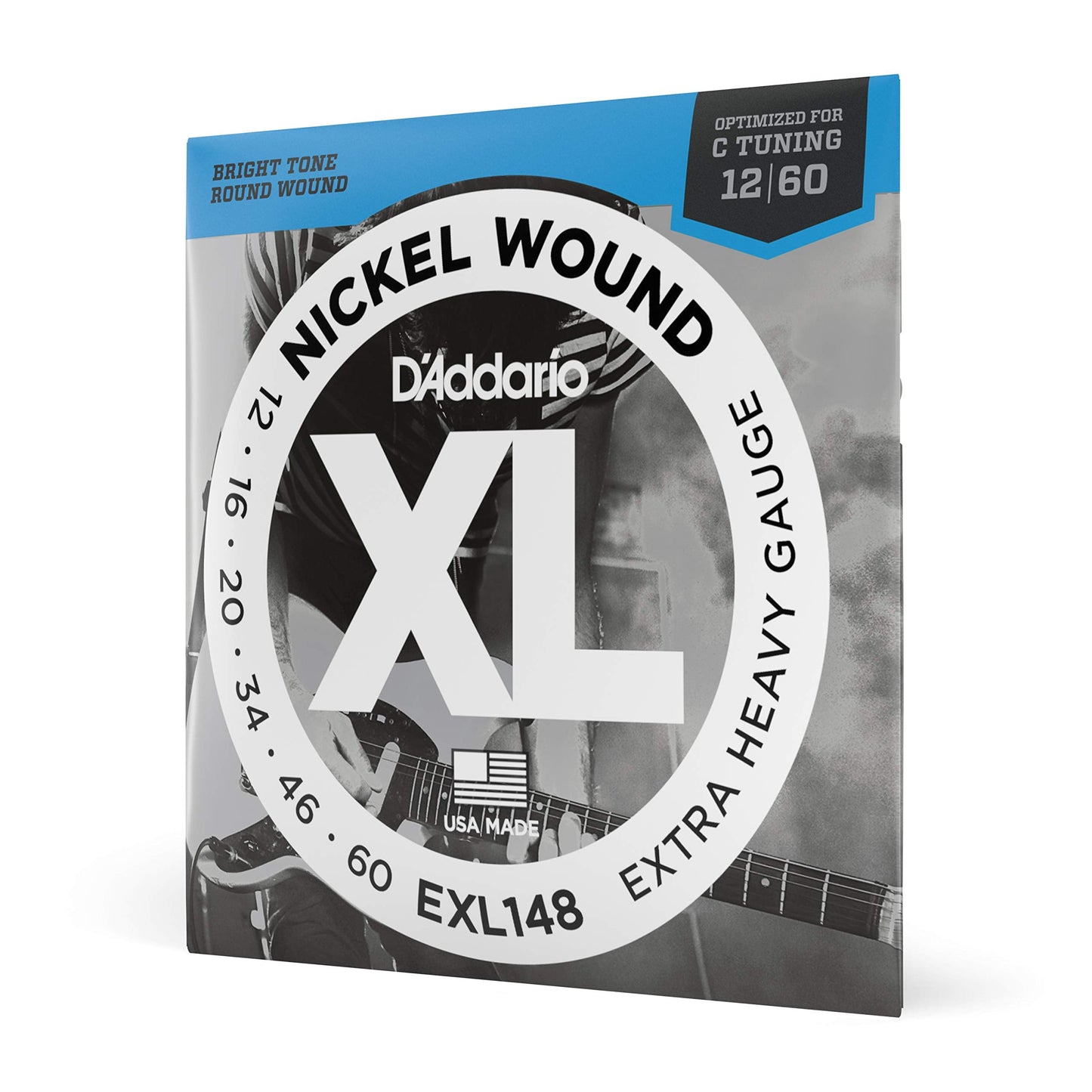 Daddario Guitar Strings - Xl Nickel Electric Guitar Strings - Exl148 - Perfect Intonation, Consistent Feel, Reliable Durability