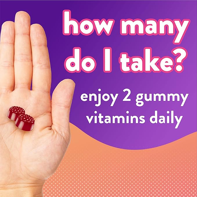 Vitafusion Elderberry Gummy Vitamins 90ct Vitamin B12 Gummy Vitamins Energy Metabolism Nervous System Support 90ct