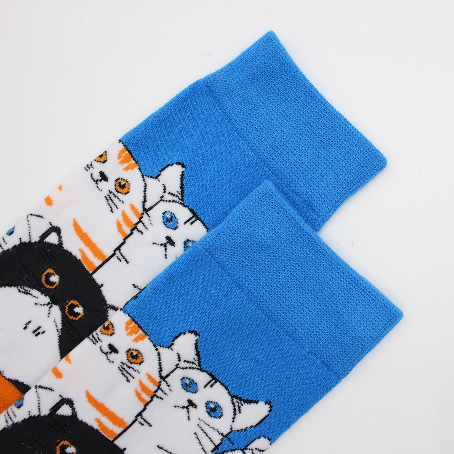 BLBJYPZX Cat Socks for Women Girls， Fun Novelty Cute Funky Cool Crazy Cute Silly Crew calf Cotton Socks, Womens Gift