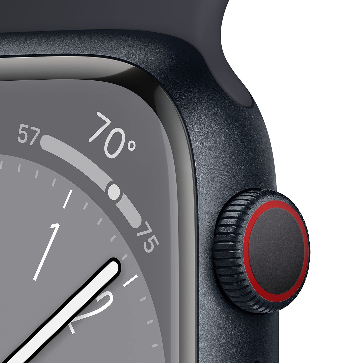 Apple Watch Series 8 [Gps + Cellular 45Mm] Smart Watch W/Midnight Aluminum Case With Midnight Sport Band - S/M. Fitness Tracker,