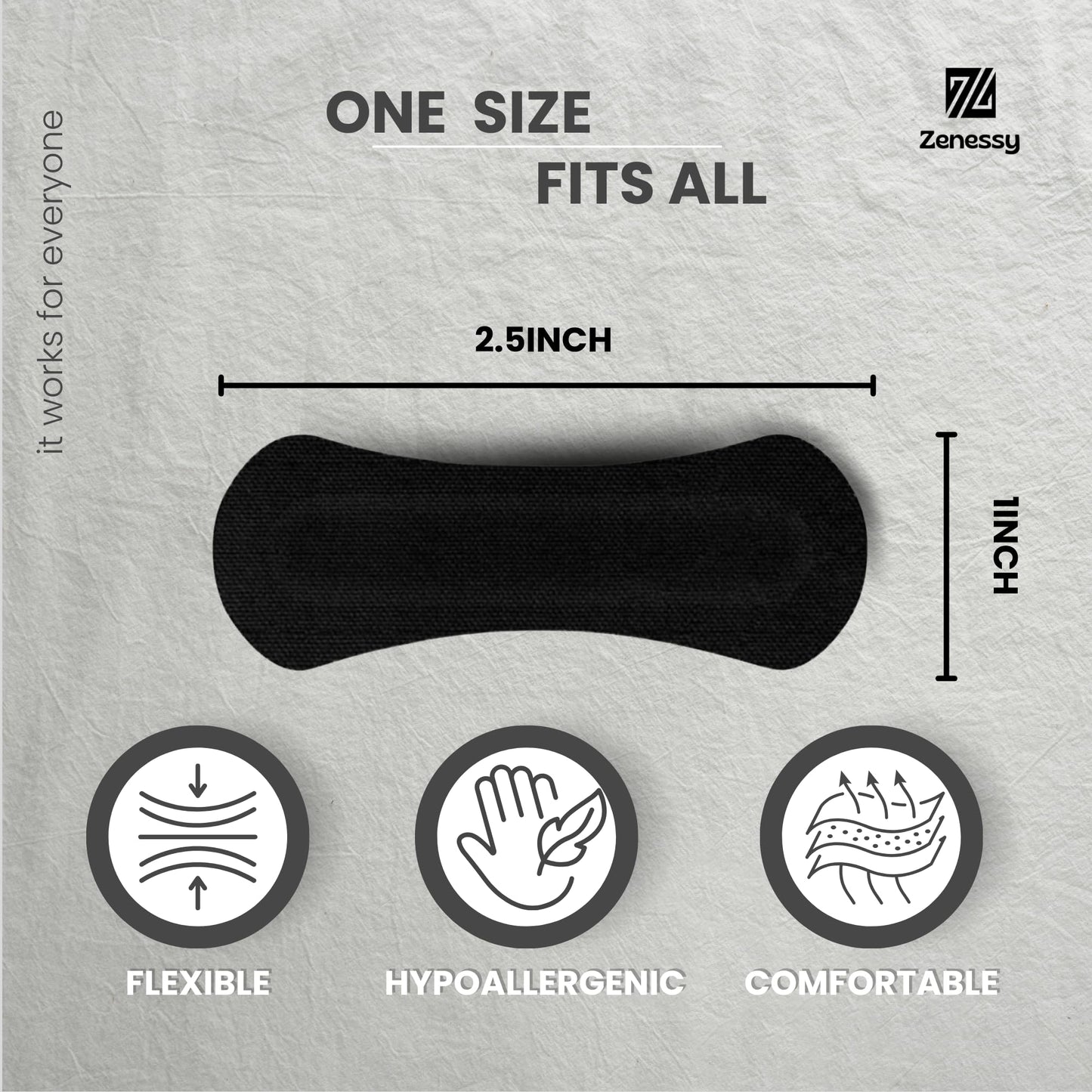 ZENESSY Nasal Strips (30 Count) – Extra Strength Anti-Snoring & Nasal Congestion Relief – Breath Better, Sleep Deeper – Comfortable & Drug-Free Nose Strips for Men and Women