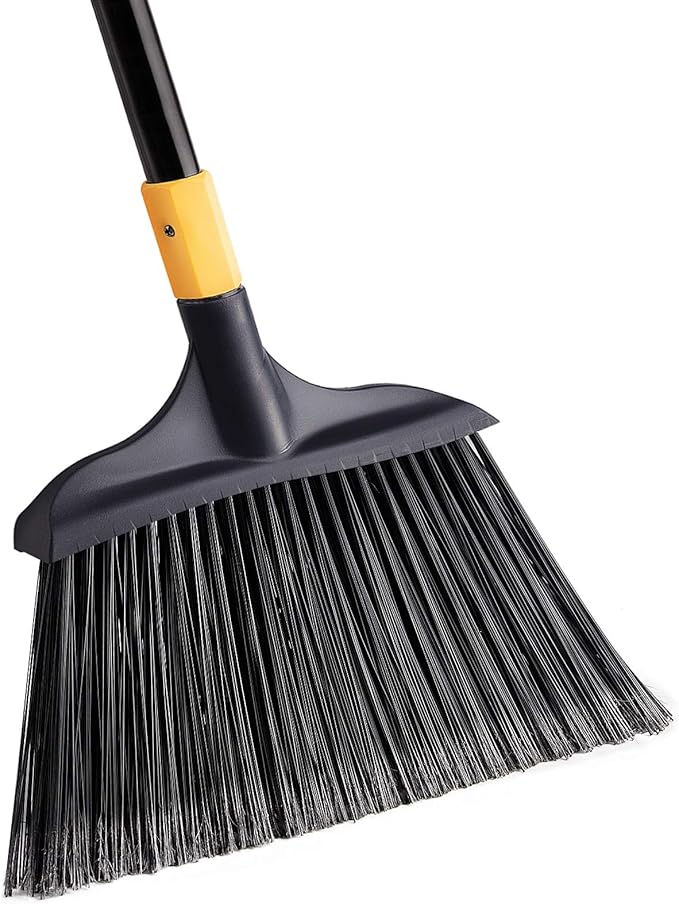 Yocada Heavy-Duty Broom Outdoor Commercial for Courtyard Garage Lobby Mall Market Floor Home Kitchen Room Office Pet Hair ...