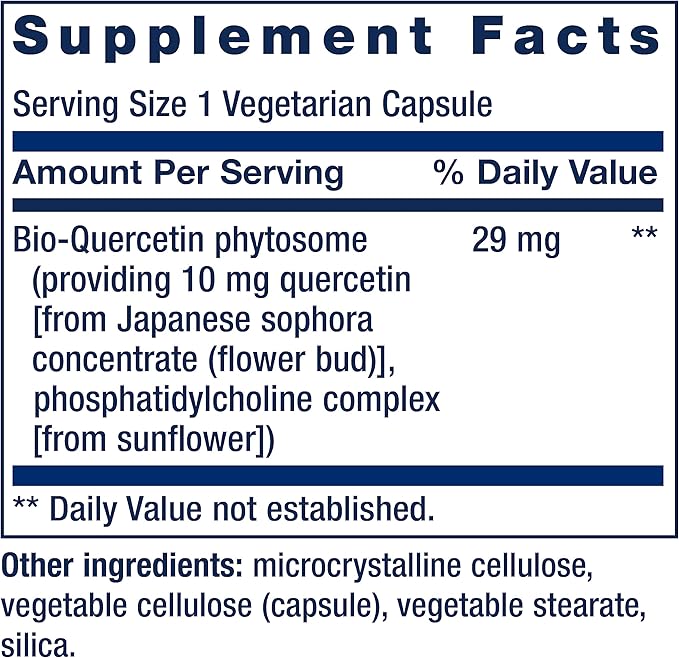 Life Extension Bio-Quercetin Immune & Heart Health Antioxidant 30 Capsules + Vitamin D3 5000 IU 60 Softgels