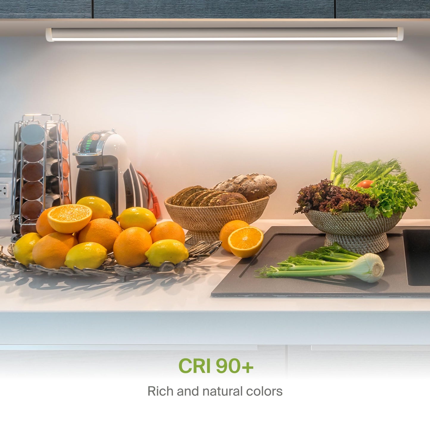 Asd Led Under Cabinet Lighting, 48 Inch, Dimmable, Hardwired/Plug-In, 2700K/3000K/4000K, Aluminum Housing, Model A-Ucs