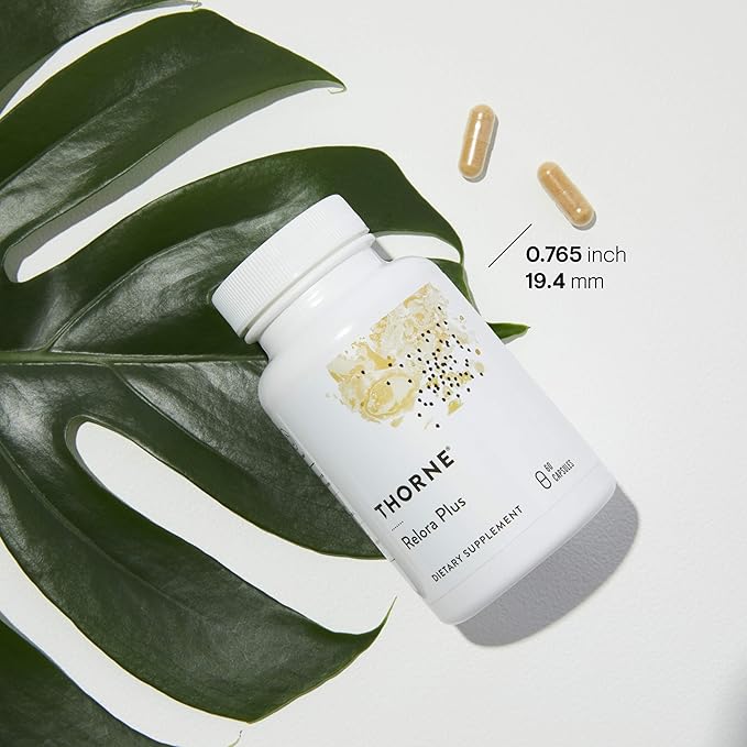 THORNE Craving and Stress Support (Formerly Relora Plus) - 5-MTHF, B Vitamins, Folate, and Plant Extracts to Support Sleep, Cravings, and Stress* - 60 Capsules - 30 Servings