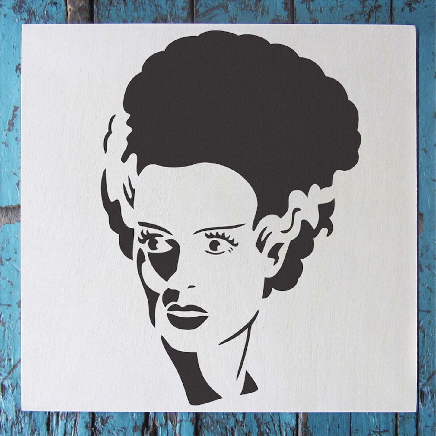 Halloween Monsters 5 Pack Stencil Set, Pumpkin Stencils, Halloween Motifs, Includes Dracula, Frankenstein, Bride, Werewolf, Mummy, Each Measure 5.75 x 6