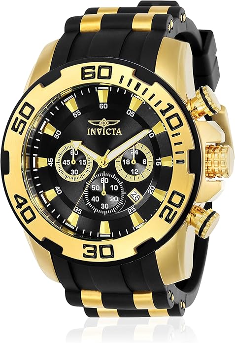 Invicta Men's 22340 22341 22343 22344 22346 Pro Diver Analog Display Quartz Black Watch