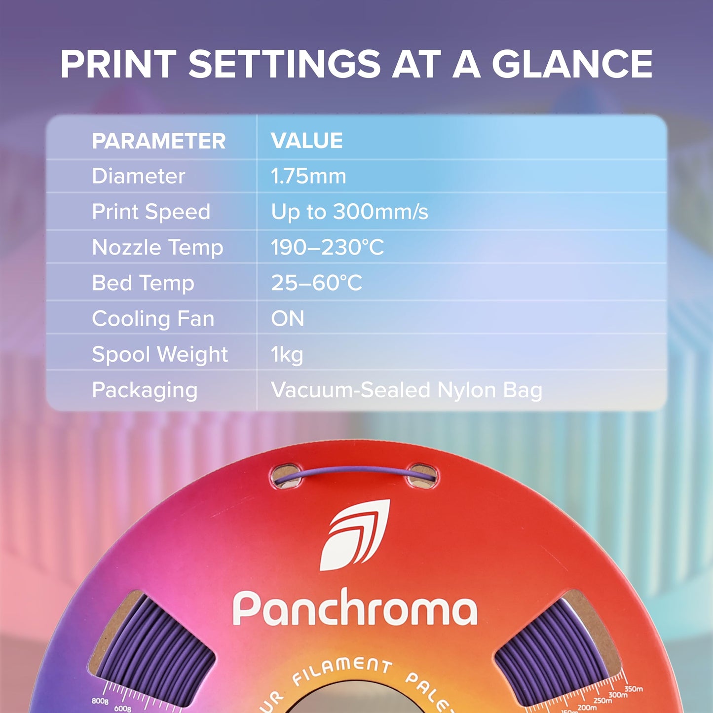 Polymaker Panchroma Matte PLA Filament, Matte Cotton White 1.75mm 1kg 3D Printing Filament, Formerly Polyterra Matte 3D Printer PLA Filament, Fit Most FDM 3D Printers, 1kg Spool (2.2lbs)