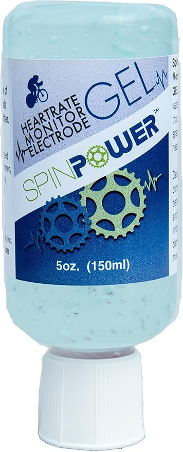 SpinPower Heart Rate Monitor Conductive Gel, 5-Ounce