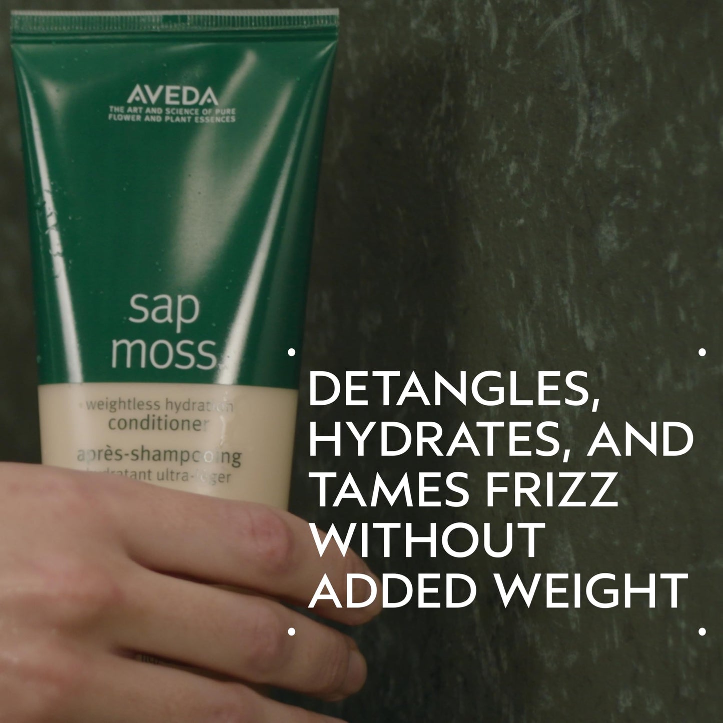 Aveda Sap Moss Weightless Hydration Conditioner | Hydrates, Detangles, Fights Frizz | Silicone Free | Conditioner for Normal to