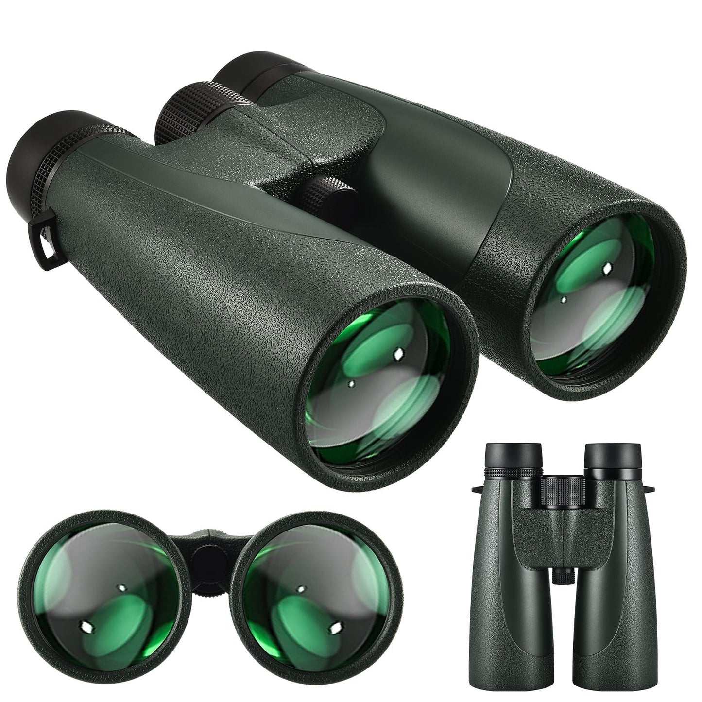 Luxun 15X56 Binoculars For Adults High Powered With Hd Optical System, Bak4 Prism & Fmc Coating Waterproof Binoculars For Huntin