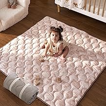 Momcozy Baby Play Mat for Floor, 50x50 Thickened Playpen Mat, Playmate for Baby Tummy Time, Waterproof & Non-Slip, Foldabl...