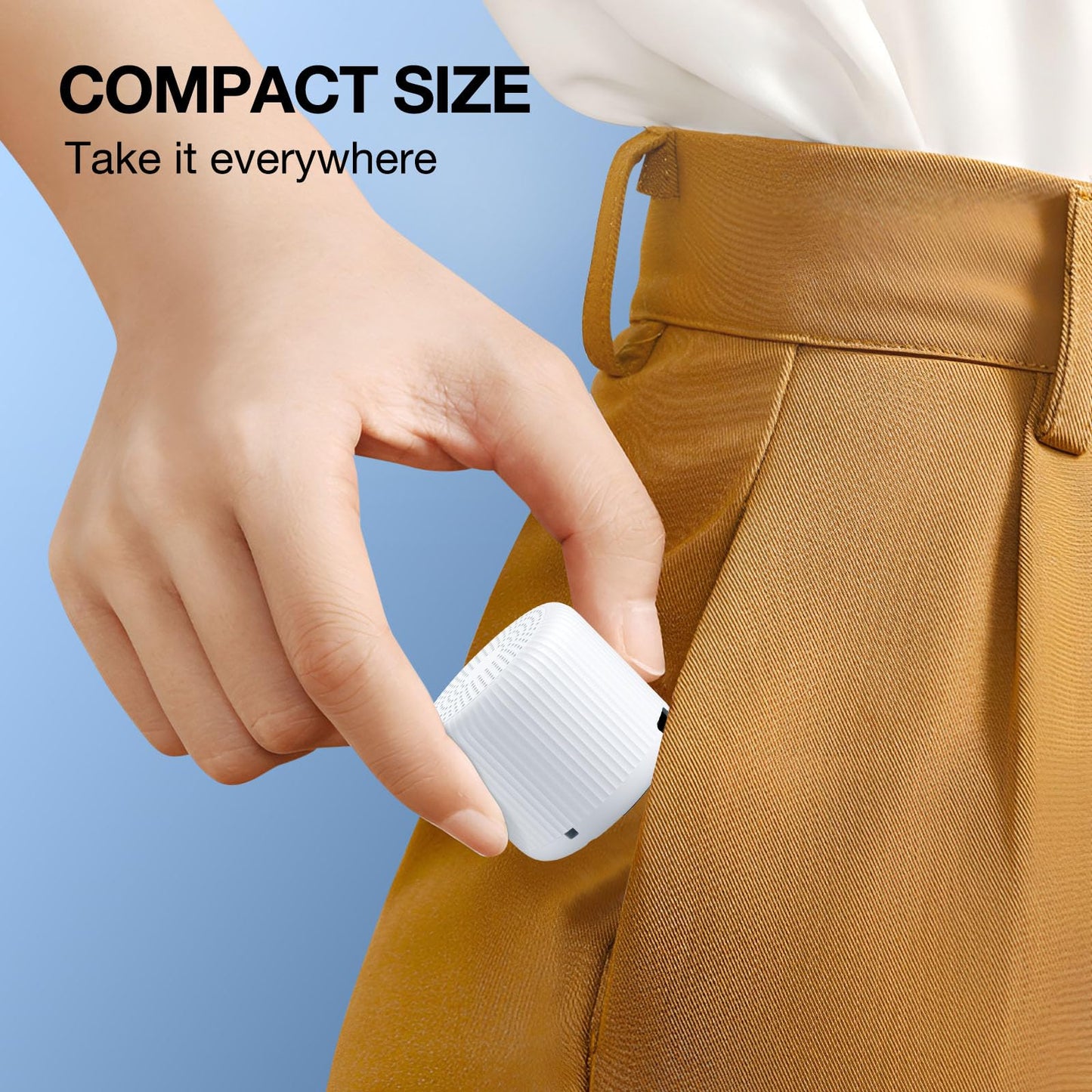 Portable Sound Machine for Baby Adults,LEICEX Travel Sound Machine,15 Non-Looping Sound Timer and Memory Play, Mini White Noise Machine for Sleeping Office Privacy Travel Gift