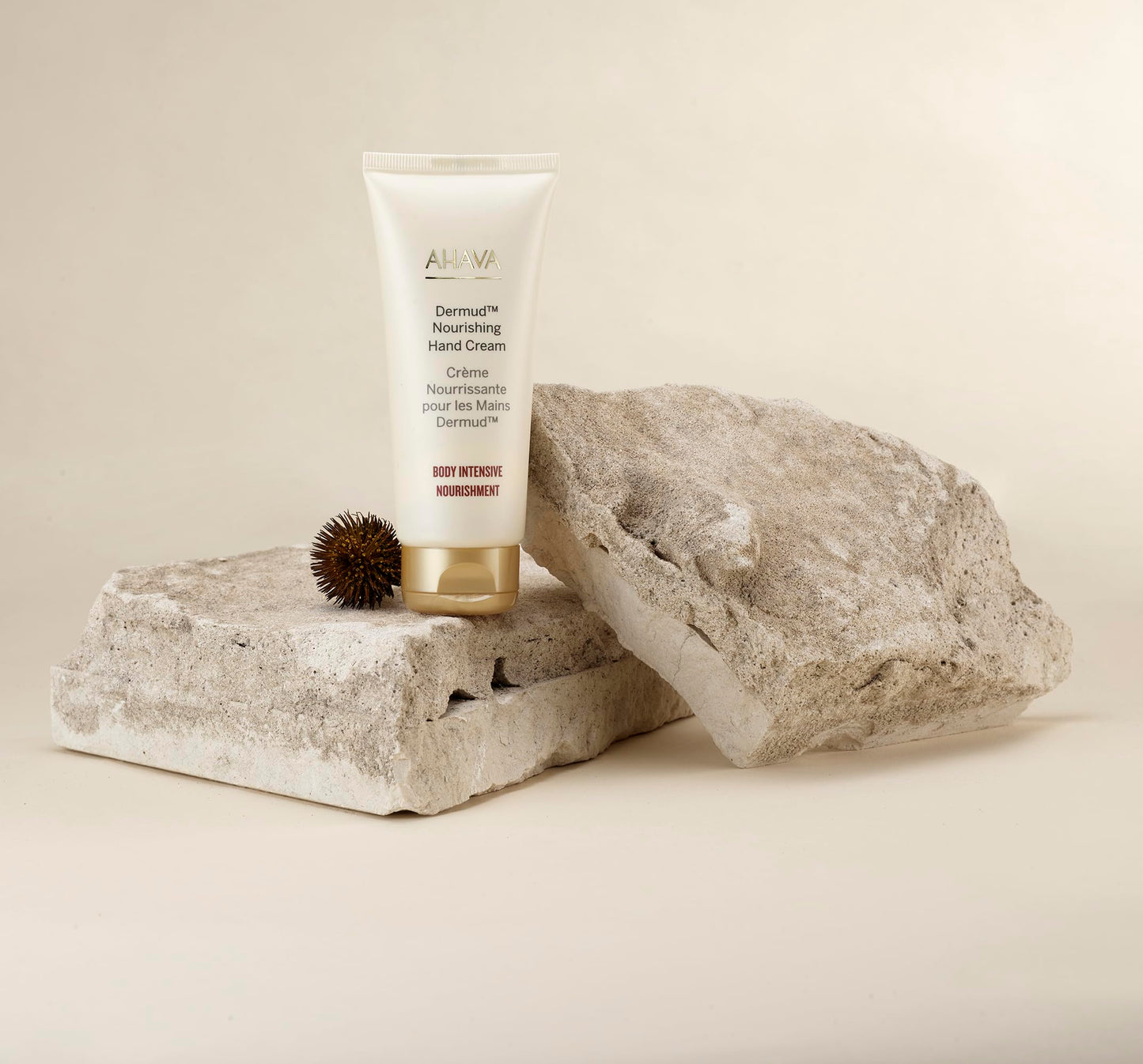 AHAVA Dermud Nourishing Hand Cream - Intensely Hydrates, Soothes, Relieves Dry & Sensitive Hands, Enriched by Dermud Mud Complex