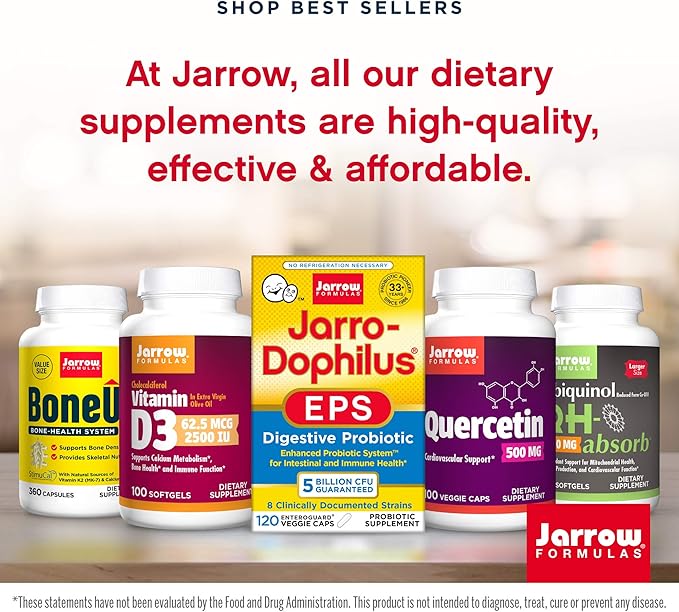 Jarrow Formulas Vitamin D3 2500 IU - 100 Softgels, Pack of 2 - Bone Health, Immune Function & Calcium Metabolism Support - 200 Total Servings