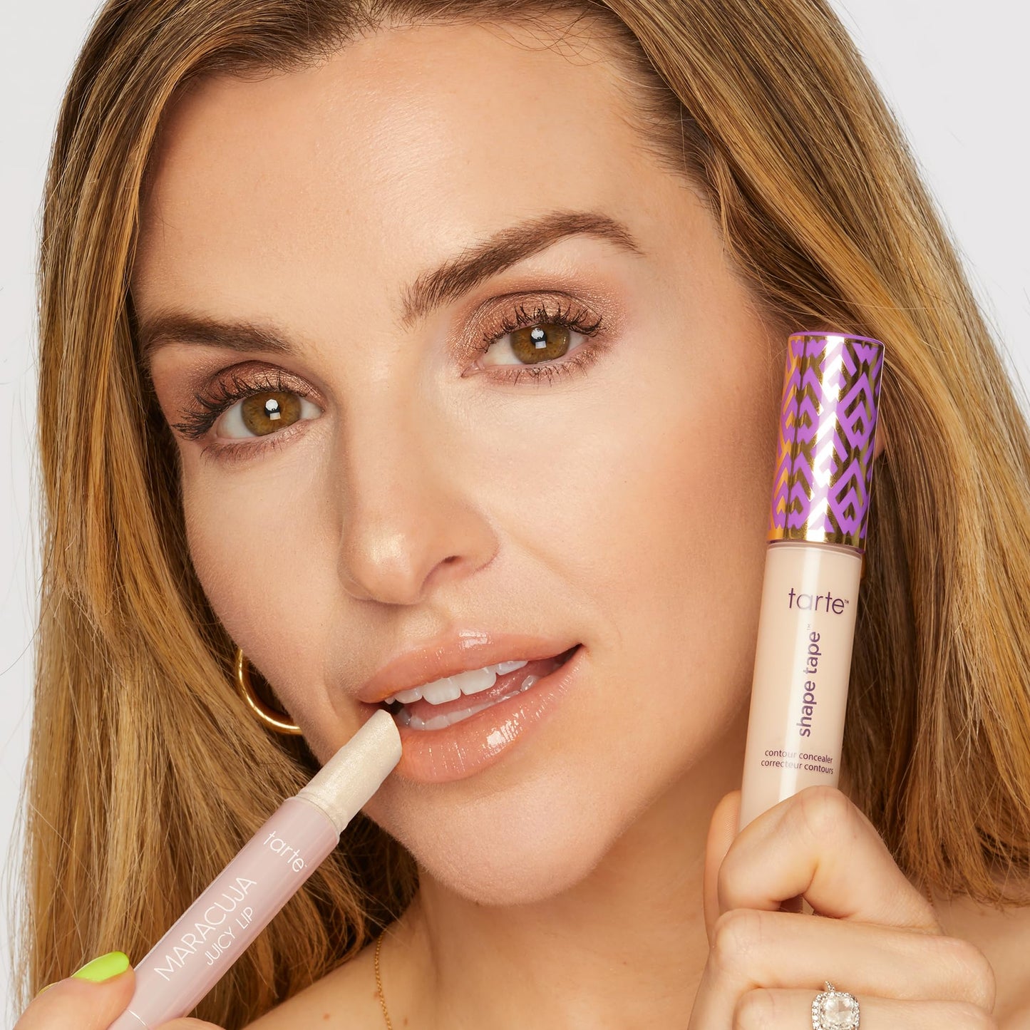 tarte icons shape tape concealer & maracuja juicy lip duo - 12N fair neutral & sunflower - full size