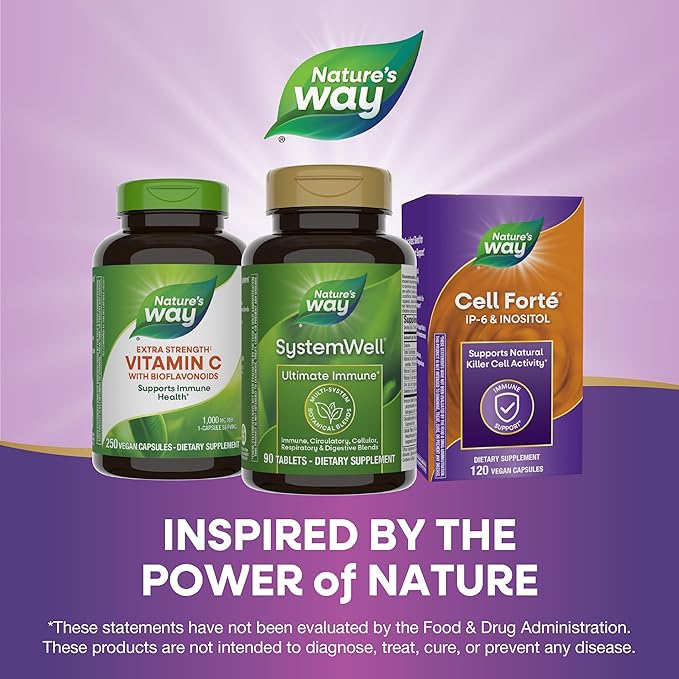 Nature's Way Systemwell Ultimate Immune*, with Vitamins C, A, D, Zinc, Selenium, Multi-System Botanical Blends Including Immune, Respiratory, Digestive, & Circulatory, 90 Tablets (Packaging May Vary)